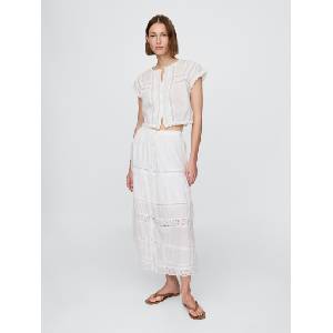 GAP Макси пола с дантела GAP GAP | Byal | ЖЕНИ | XS