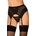 Obsessive Chic Amoria Garter Belt Black XS/S