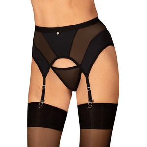 Obsessive Chic Amoria Garter Belt Black XS/S