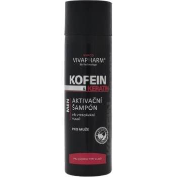 Vivaco VIVAPHARM KOFEÍN & KERATÍN šampón navlasy pre mužov 200 ml