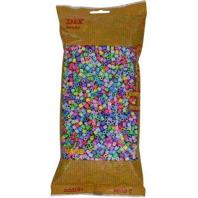 HAMA Korálky pastelové 6 000 ks MIDI