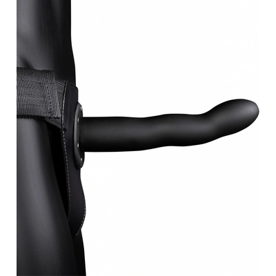 Ouch! Curved Hollow Strap-on 8" 20 cm Black