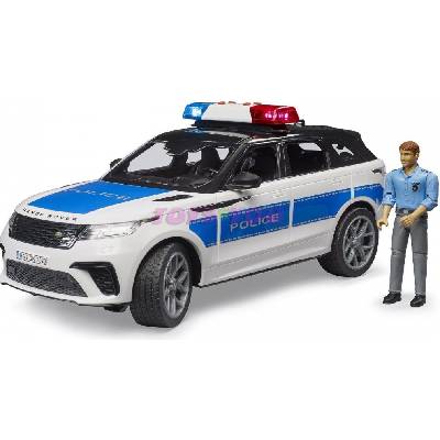 Bruder Policejní auto Range Rover Velar s policistou