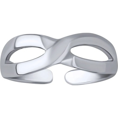 SILVEGO Stříbrný prsten na nohu Infinity Ursula. PRM11662R