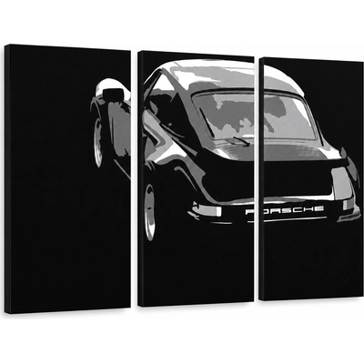 Ručne maľovaný POP Art obraz PORSCHE 911 - 90x60 cm