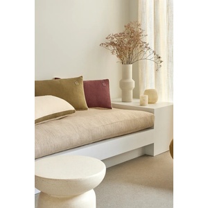 BOSS Декоративна ленена калъфка за възглавница CLAYTON Dark kaki 31 x 55 cm (1067482)