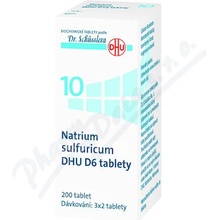 NATRIUM SULFURICUM DHU POR D6 TBL NOB 200