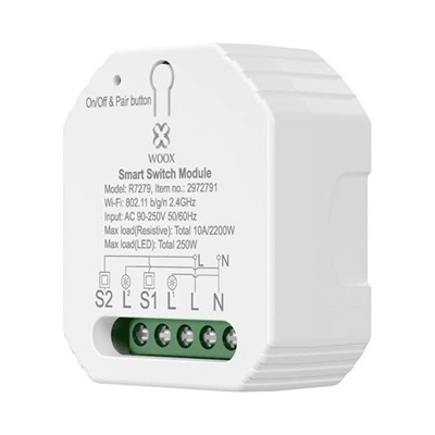 WOOX Smart Home Switch - R7279 (IP20, 2300W, 240V, 30m обхват) (R7279)