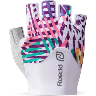 Roeckl Sports Дамски ръкавици Roeckl Sports Women's Deleni 2 Gloves - White / Multicolor - размер 6, 5 (EU) (202-8426-0212)