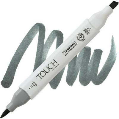 Lihová fixa TOUCH oboustranná Brush & Chisel, Green grey 7 (GG7)