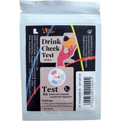ALLTEST Drink Check Test GHB/FLZ/KET 3 ks