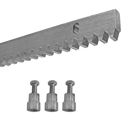 INOX Ozubený hrebeň 30 x 8 mm nerezový M4 segment 1 m