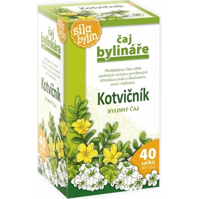 Apotheke Bylinář Kotvičník čaj porcovaný čaj 40 x 1,6 g
