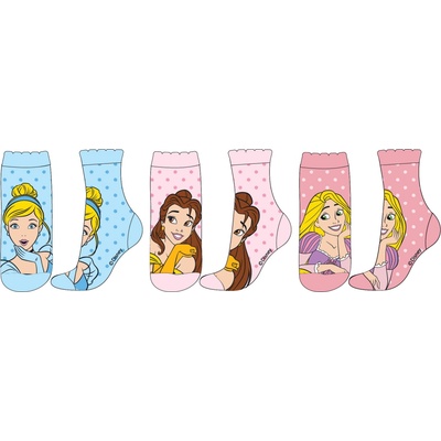 Princess Dievčenské ponožky mix farieb