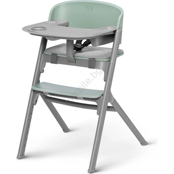 KinderKraft SELECT - Детски стол за хранене 3в1 LIVY Premium Olive green (AG0807)