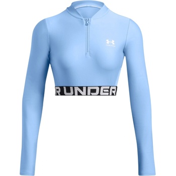 Under Armour Women's HeatGear Long-Sleeve Performance Gym Top - Blue