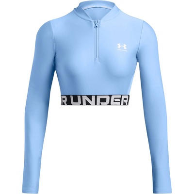 Under Armour Women's HeatGear Long-Sleeve Performance Gym Top - Blue