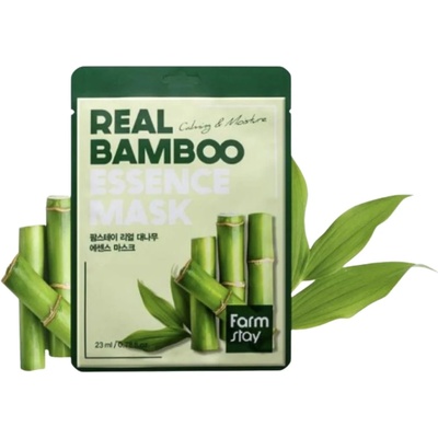 Farmstay - Real Bamboo Calming & Moisture Essence Mask 23ml