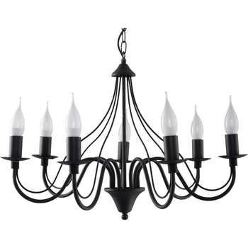 Sollux Черна висяща лампа 7 Fiorano - Sollux (NL.0219)