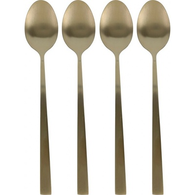 Excellent Houseware Sada zlatých koktailových lyžičiek 4 ks 18 cm 18 cm
