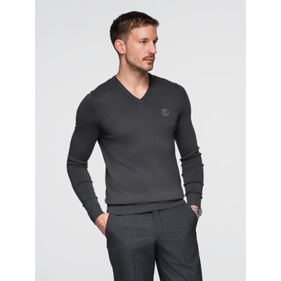 Ombre Clothing Dark Grey Мъжки пуловер Ombre Clothing Ombre Clothing | Siv | МЪЖЕ | M
