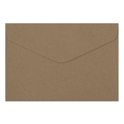Galeria Papieru obálky C6 Kraft tmavě béžová 120g, 10ks