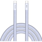 Verbatim Кабел Sync & Charge SoftTouch USB-C, 60W, 120cm, лилав (30275)