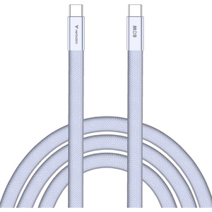Verbatim Кабел Sync & Charge SoftTouch USB-C, 60W, 120cm, лилав (30275)