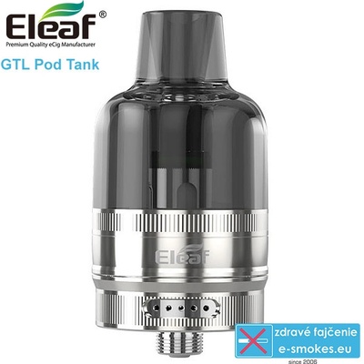 Eleaf clearomizér GTL Pod Tank Gunmetal 4,5ml
