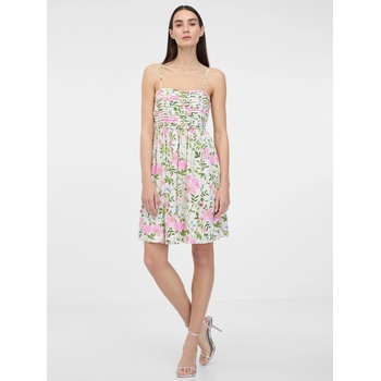 orsay Бежова дамска рокля до коляното с лен ORSAY Orsay | Byal | ЖЕНИ | L