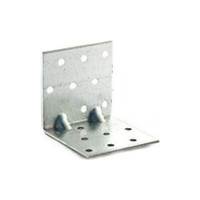 Killich uholník 40x40x40x1.5mm biely zinok montážny s prolisom KMP1