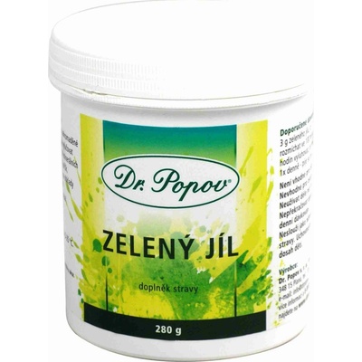 Dr. Popov Zelený íl s regeneračným účinkom 280 g