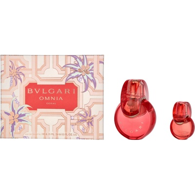 Bvlgari Omnia Coral EDT 100 ml + EDT 15 ml darčeková sada