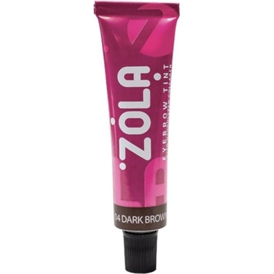 Zola barva na obočí s kolagenem 04 Dark brown tmavě hnědá 15 ml – Zboží Dáma