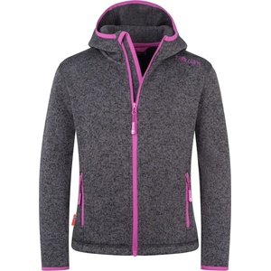 TROLLKIDS Детско поларено яке Trollkids Girl's Jondalen Jacket XT Fleece jacket - Graphite / Fresh Berry - размер 116 (EU) (703-2534-1515)