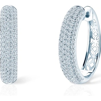 SAVICKI Обеци savicki: бяло злато, диаманти
