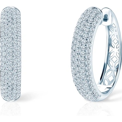 SAVICKI Обеци savicki: бяло злато, диаманти