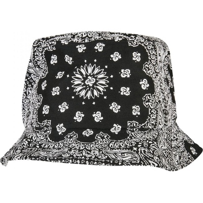 Urban Classics Příjemně hladký klobouček s bandana potiskem černá