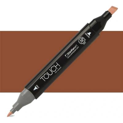 Lihová fixa TOUCH oboustranná Fine & Chisel, Burnt orange (BR93)