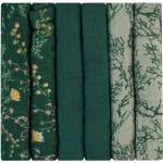 KikkaBoo Kikkaboo Комплект от 6 броя муселинови кърпички 30x30см - Secret Garden Green (31103010105)