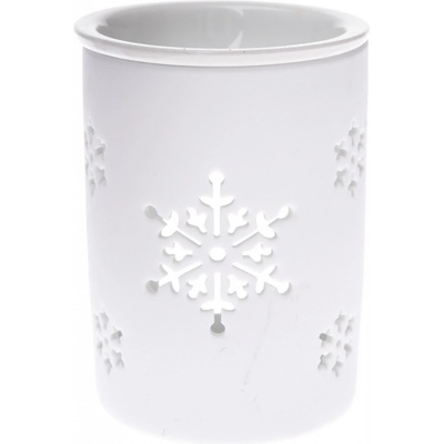 Keramická aromalampa Snowlet bílá, 8,5 x 11,5 cm