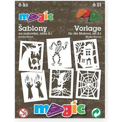 Magic papírové šablony na malování Horor