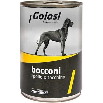 Zoodiaco Golosi Bocconi Kuřecí a krůtí s rýží 400 g