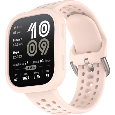 VSECHNONAMOBIL 111867 VSECHNONAMOBIL COVER SET Řemínek + obal na hodinky Amazfit Bip 6 světle růžový od 348 Kč