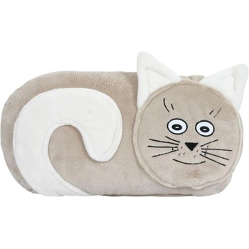 Bellatex Tvarovaný vankúš Mačička 45x30