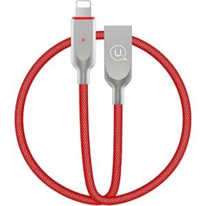 USAMS Kabel U-Sun Lightning кабел power-off, червен, 1, 9m (Usa000077)
