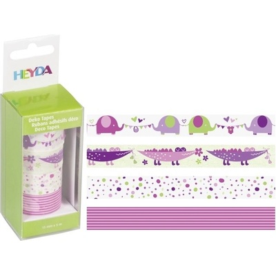 Heyda slon růžový 1,5 cm x 5 m