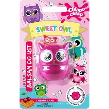 Estetica Детски балсам за устни Sweet Owl, черешова торта, 7 g