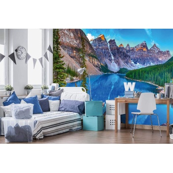 DIMEX ART Самозалепваща се флизелинова фототапета езеро морейн 375 x 250 см