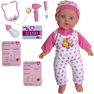 Teddies Nemocné miminko 36cm